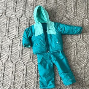 Columbia toddler reversible snow suit
